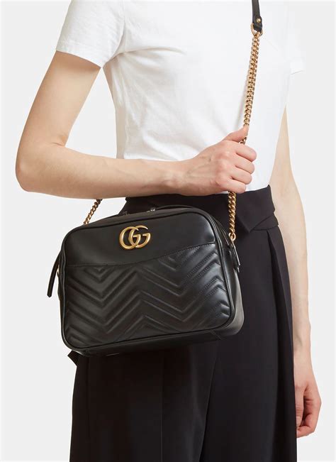 gucci 449244|gg marmont matelassé small bag.